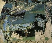 Mikhail Vrubel Italy.A.Night in Naples Sweden oil painting artist